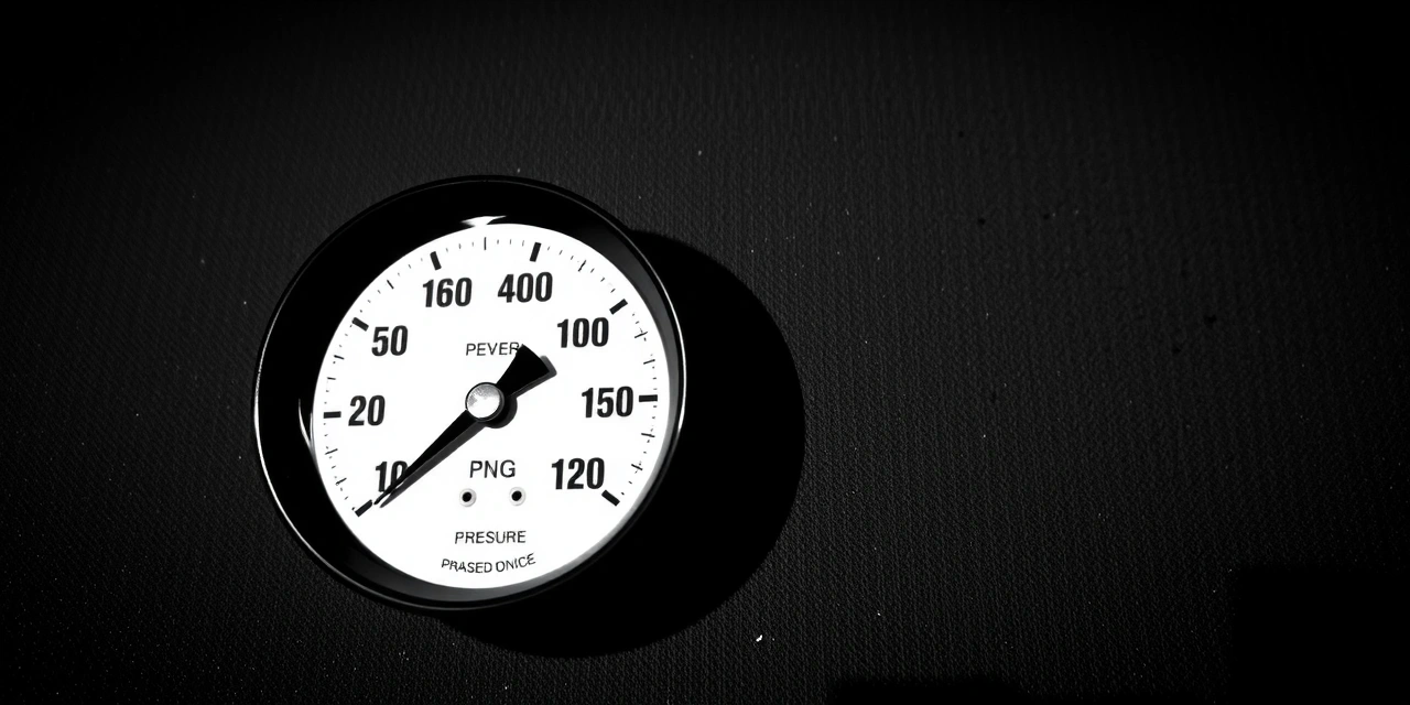 Indicador de presión industrial